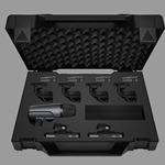 Sennheiser E 600 SERIES DRUM CASE Includes 1x e602-II, 4x e604, 2x e614 in a plastic case with die-cut foam to protect your investment